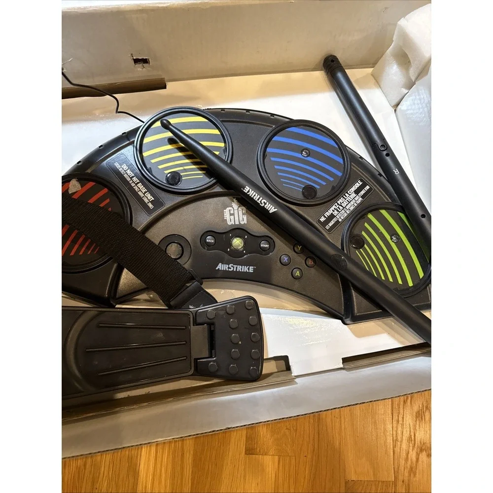 Power Gig Rise Of The Six String Xbox Band Kit Guitar, Drum Set,‎